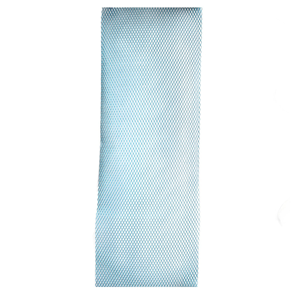 Universal Car Front Grille Rhombic Mesh Aluminum Fits Multiple Vehicles Blue 8491354107477