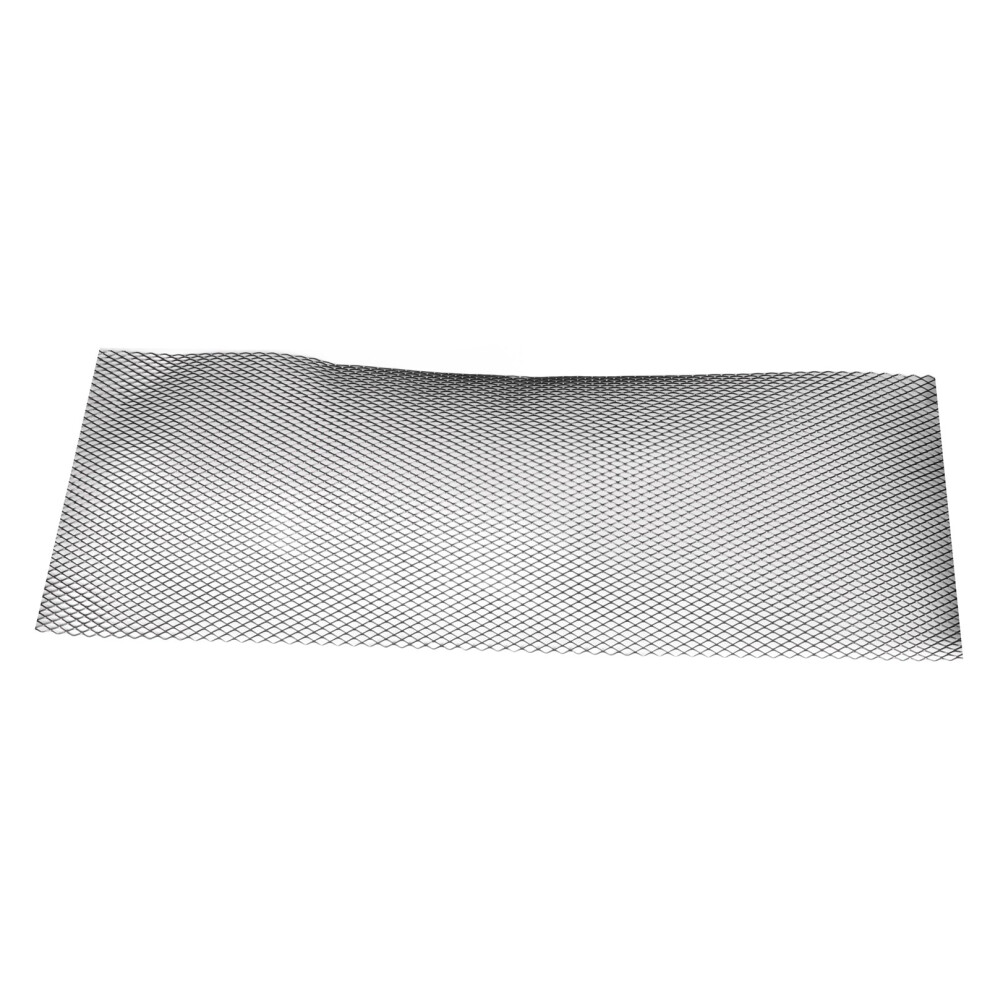 Universal Aluminum Car Front Center Grille Rhombic Mesh Fit Black 8471354107431
