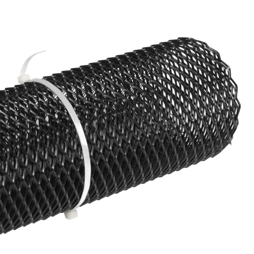 Aluminium Frontgrill, Rautenmasche, Schwarz 2