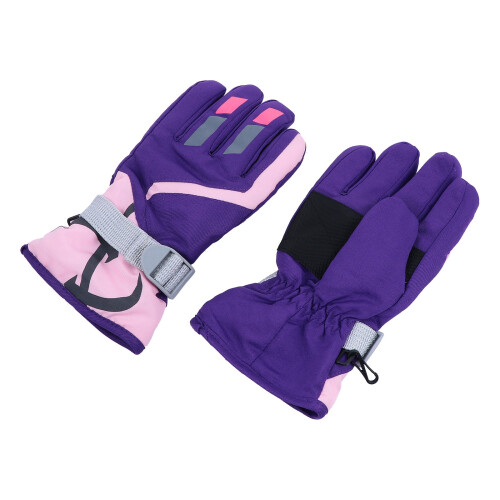 par de luvas de inverno infantis para esqui ciclismo e cavalgar