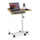 Höhenverstellbarer Laptoptisch mit Rollen 1