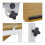 Höhenverstellbarer Laptoptisch mit Rollen 9