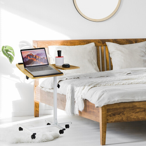 Höhenverstellbarer Laptoptisch mit Rollen 1
