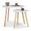 Esstisch 2er Set im skandinavischen Design 1