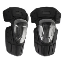 Erwachsene Motorradhose Knieschoner Hartschale Stoßfest Schwarz Einheitsgröße