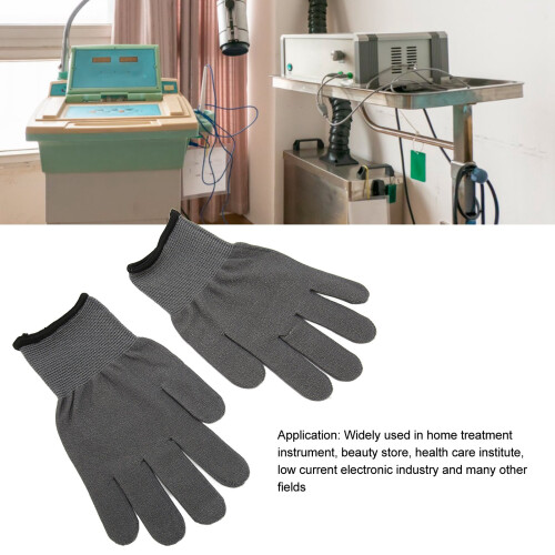 Silberfaser-Elektrodenhandschuh Größe M 18 cm / 7,1 Zoll 2