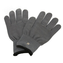Silberfaser-Leitfähiger Elektrodenhandschuh Größe L 21 cm