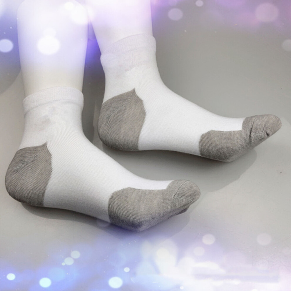 Foot Massage Silver Fiber Socks - Stretchable & Washable Comfort