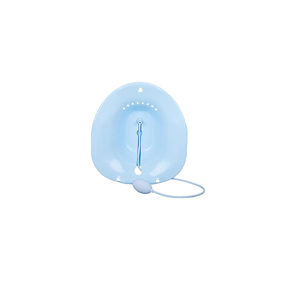Postpartum Sitting Basin Bidet With Thickened Nozzle, Blue, Perineal Care For Pregnant Women 9354506496609