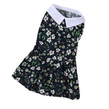 Weiches, atmungsaktives Blumen-Hundekleid, leichtes Hundemädchen-Prinzessin Kleid S