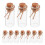 Conjunto De Frascos Pequenos Com Tampa De Cortiça 1
