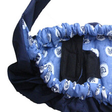 Blauer Babytrage aus reiner Baumwolle 0-10m 10kg/22lb