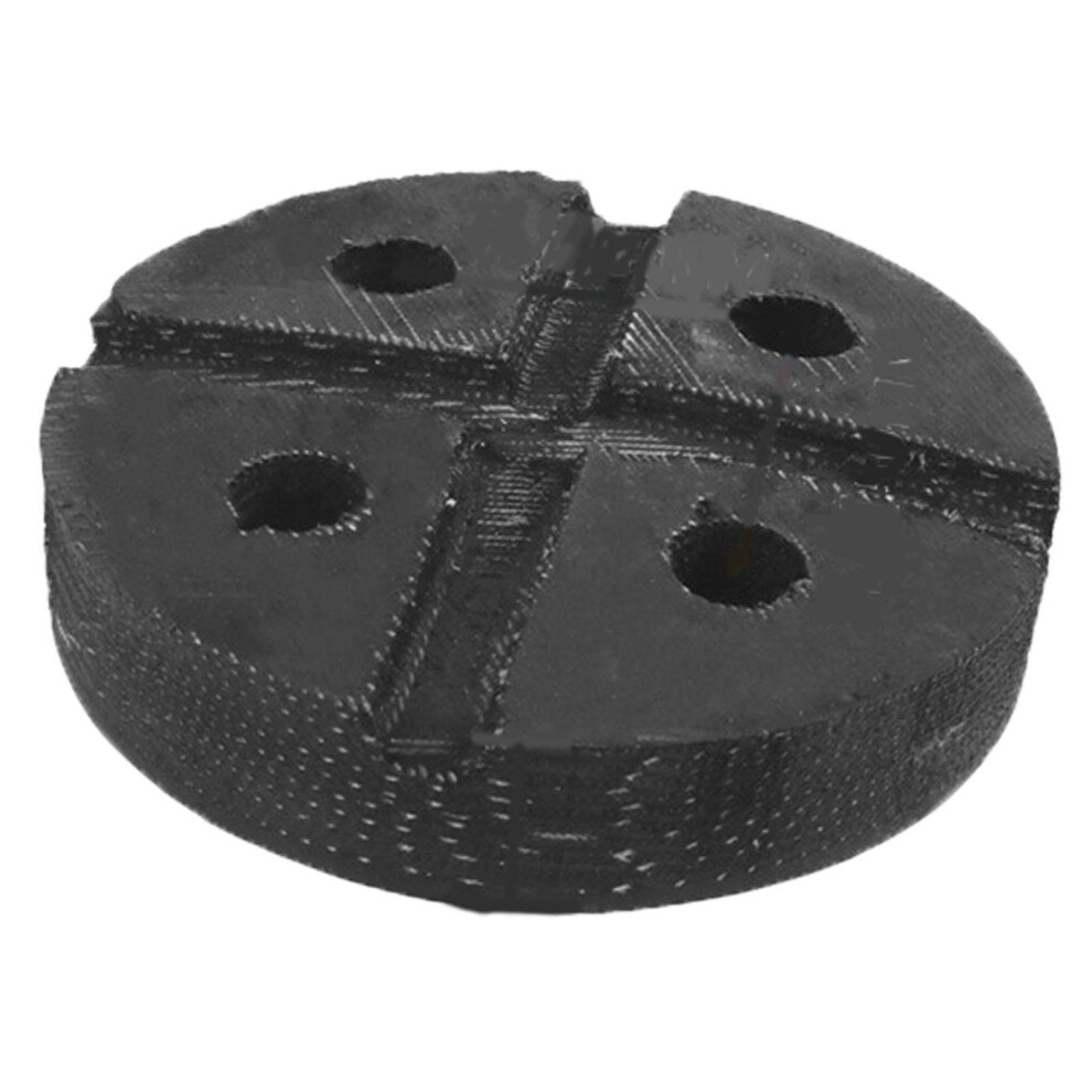 (Round 4 Holes, 120x120x24mm) Black Heavy Duty Sturdy Lift Arm Pad Ensures Strong Shock Absorption-image-OPC-PMDSTWY-NEW