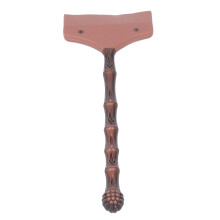Reinigungspinsel für Teetablett Metallgriff Silikonkopf 13,5x4,5 cm Braun
