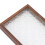 Rechteckiges Teetablett Kleines Walnuss Glas Servierbrett 7