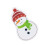 Weihnachtsschwamm mit-Schneemann 1