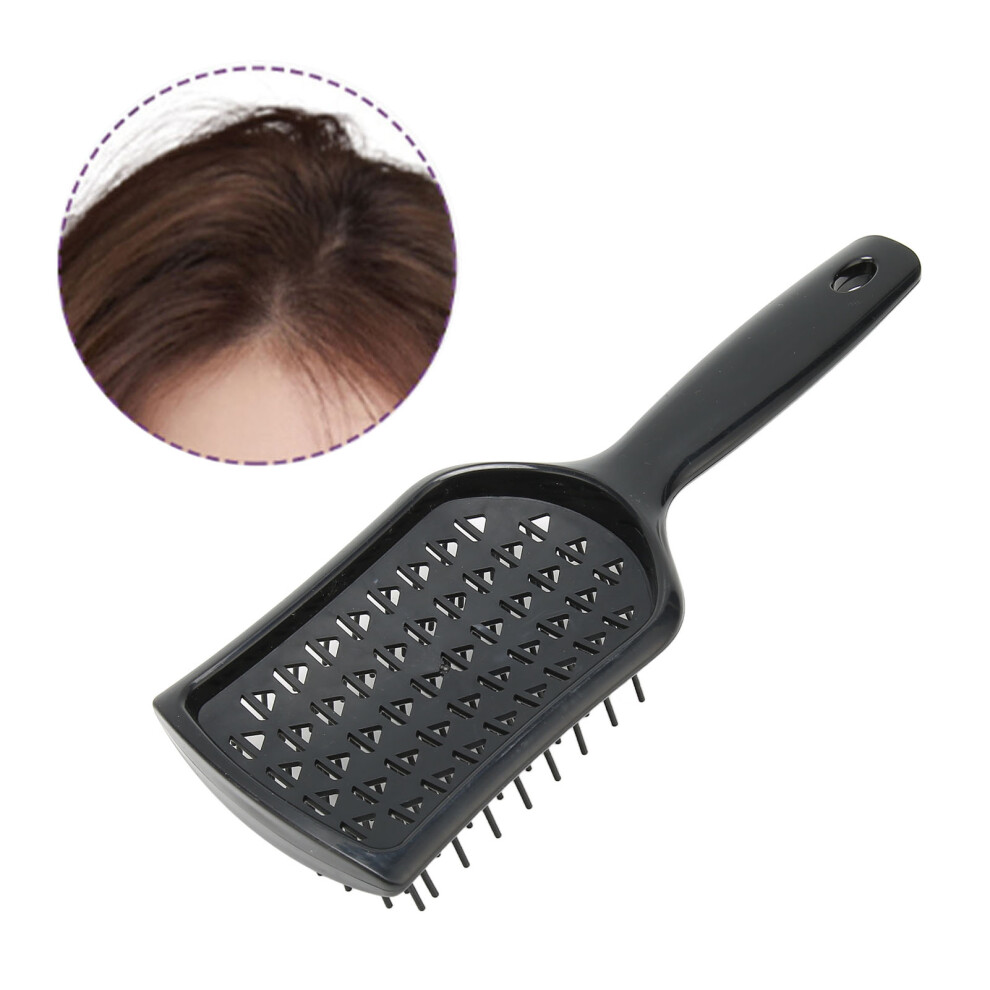 Black Vent Paddle Hair Brush Professional Detangler For Men Women Fast Blow Dry
