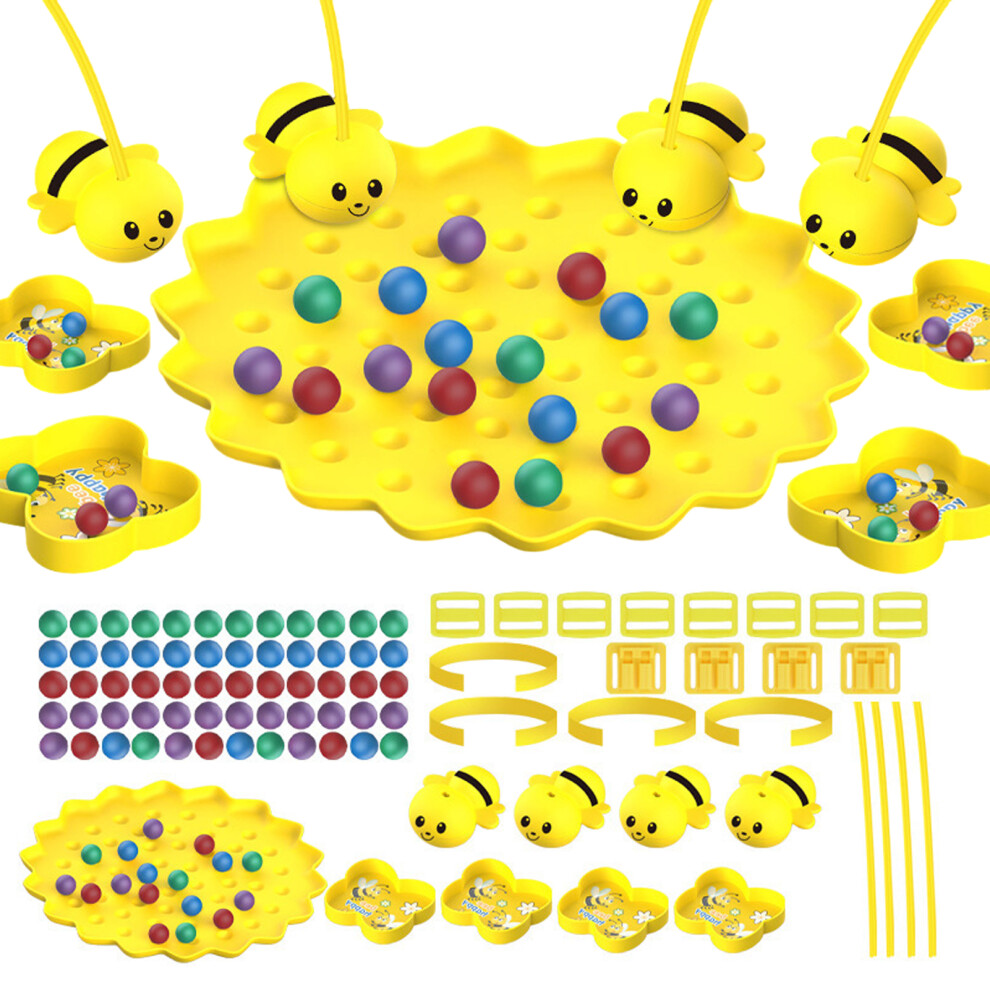 (4person game) Cute Bee Tabletop Fishing Game Adult Parties Support Multiple Players-image-OPC-PMDT57X-NEW