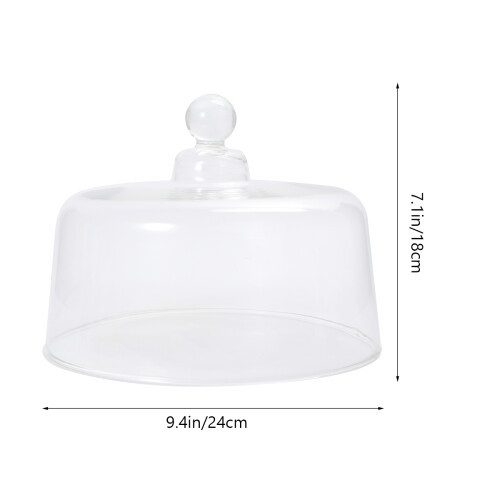 Staubschutzglasdeckel Kuchendeckel Transparent 2