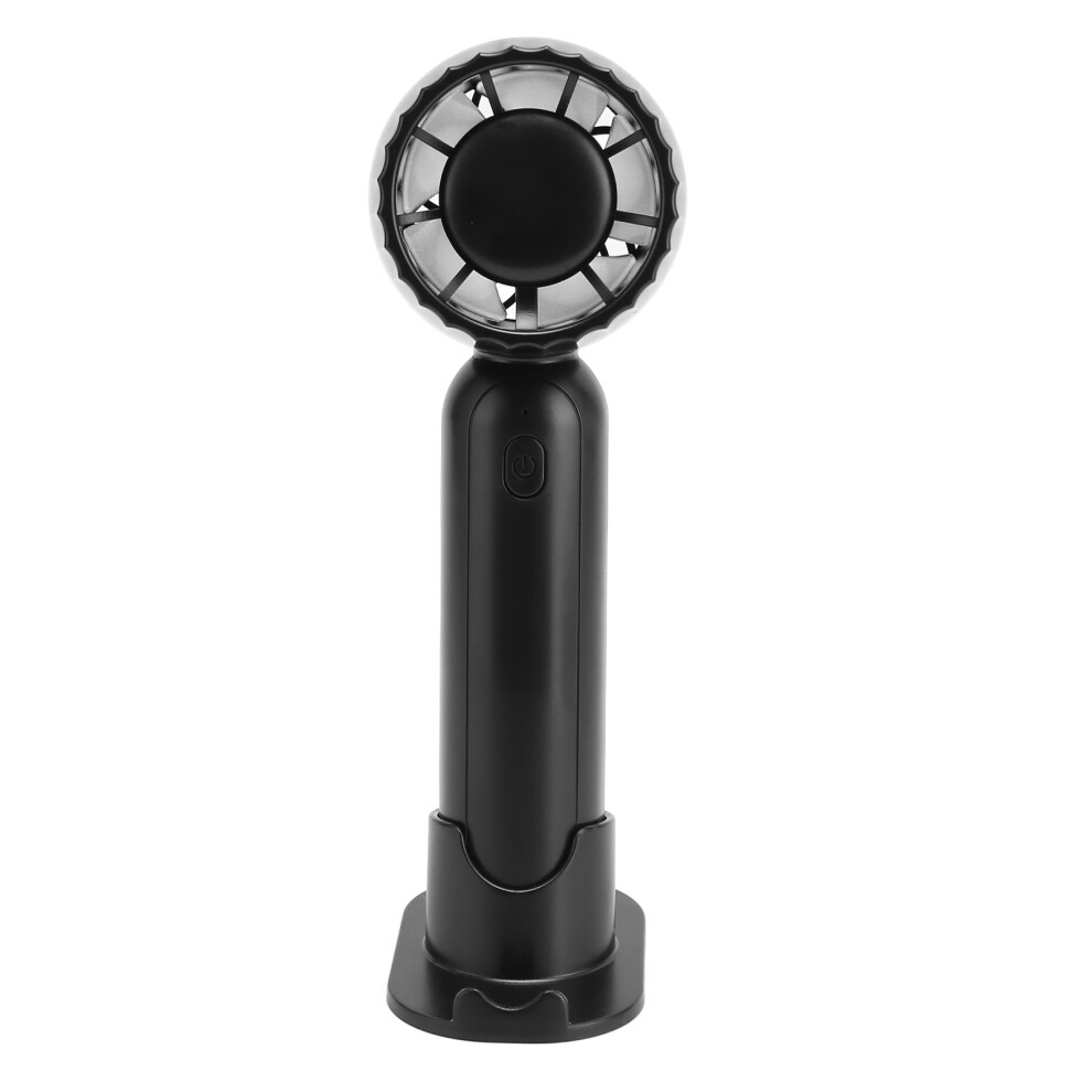 Black Portable Usb Rechargeable Eyelash Fan Dryer - 280Mah, 3 Gears,