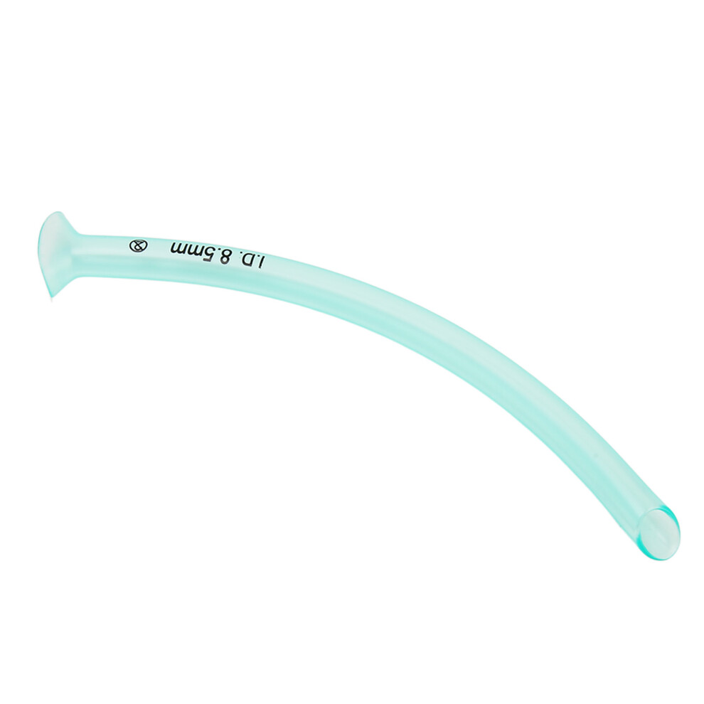 Green Disposable Nasopharyngeal Airway Tube, 8.5Mm Silicone Emergency Duct