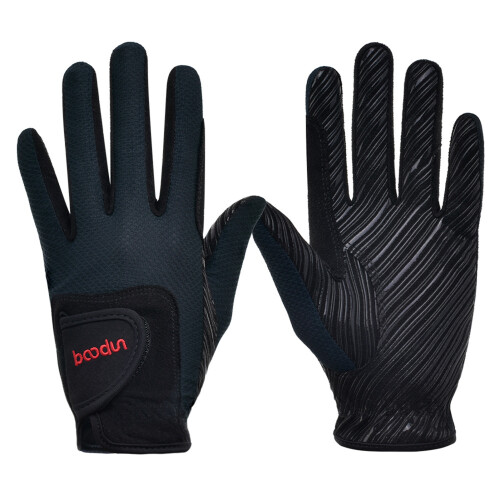 Reithandschuhe 70 g Schwarz/Weiß Größe M/L/XL 2