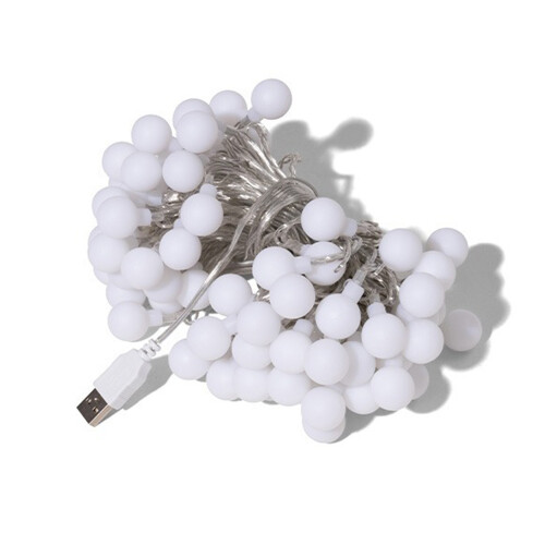 Warmweiß 80 LEDs USB 10 m Lichterkette Typ 1/2/3 1