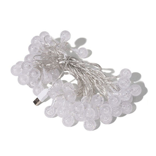 Lichterkette Typ 1 10 m 80 LEDs Warmweiß USB 5 V 1