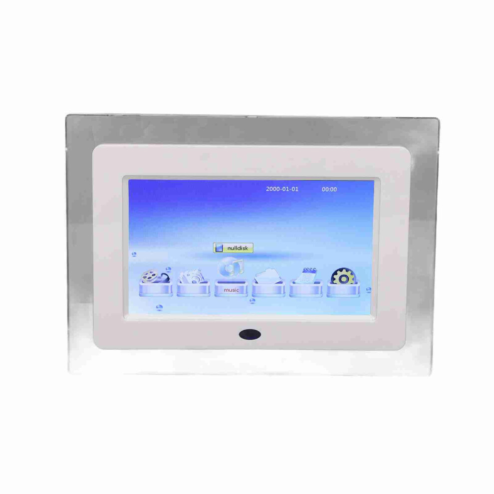 7In Hd Digital Photo Frame 800X480, Remote, 16Gb Max White 6941354133591