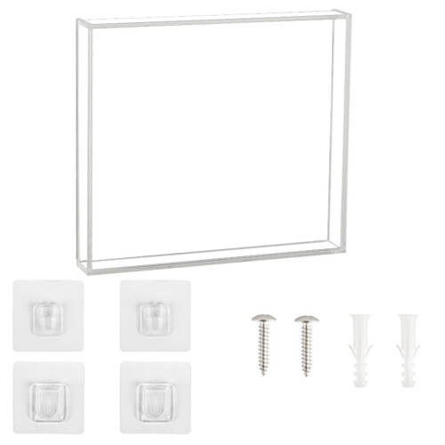 Record Shelf Wall Mount Acrylic Album Holder Display CDs shelf,