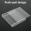 Record Shelf Wall Mount Acrylic Album Holder Display CDs shelf, 2