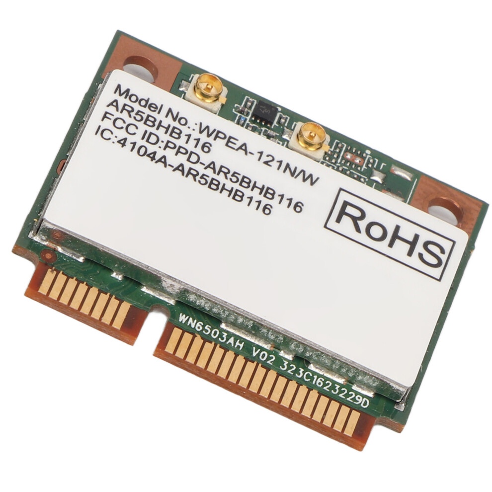 Ar9382 Mini Pcie Wifi Card 2.4/5Ghz 300Mbps Plug & Play 4641354137194