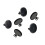 20Pièces Accessoires Noir Pour Création Boucles D'oreilles DIY 5