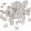 300pcs/bag Christmas Snowflakes Confetti Artificial Snow-Silver 1