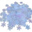300pcs/bag Christmas Snowflakes Confetti Artificial Snow-White 1