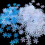 300pcs/bag Christmas Snowflakes Confetti Artificial Snow-White 5