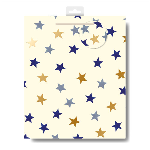Woodmansterne Emma Bridgewater Blue Stars Large Gift Bag Gift Wrapping Accessory