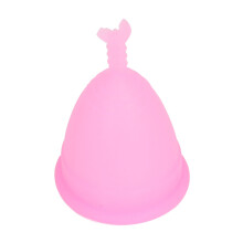 10 Stück Weiche Silikon-Menstruationstassen, Pink, 4,3x7,8cm, Wiederverwendbar
