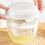 Yogurt Whey Separator Efficient Yogurt Filter And Strainer, Transparent Lid, Nut Milk Sifter For Cheese Making 2