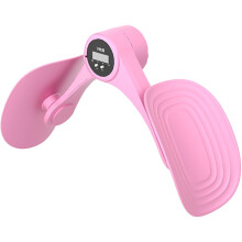 Thigh Exerciser for Women Pink Battery Powered Inner Thigh Trainer Adjustable Pelvic Floor Muscle Toner Home Gym