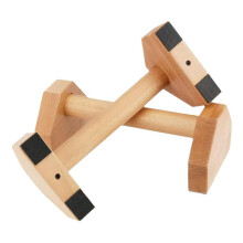 Push Up Handles For Floor 1 Pair 10-Inch Wooden Push Up Bar Heavy-Duty Non-Slip For Home Gym