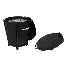 Camping Trash Can Storage Bucket Folding Wastebasket Black For Gardening Picnic Barbecue