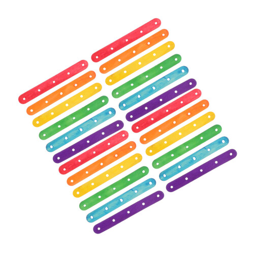 100 Holz-Sorbet-Sticks Kindergarten Wiederverwendbar