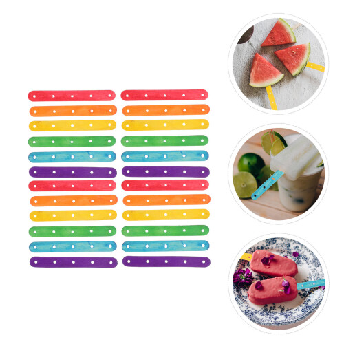 100 Holz-Sorbet-Sticks Kindergarten Wiederverwendbar 2