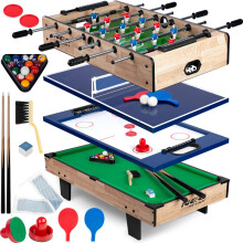 Multifunktionaler Spieltisch 4-in-1 80x43x30cm NS-800 Holz