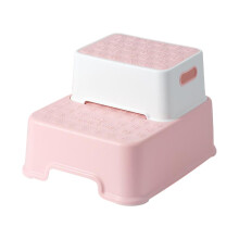 2 Step Stool Anti Slip Strips Lightweight Detachable For Kids Toilet Potty Pink Bathroom Kitchen