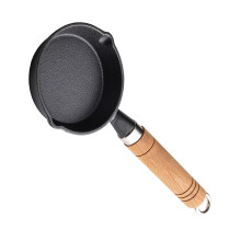 Mini Non-Stick Egg Frying Pan Cast Iron Omelette Pan With Comfortable Handle For Home And Restaurant Small Size