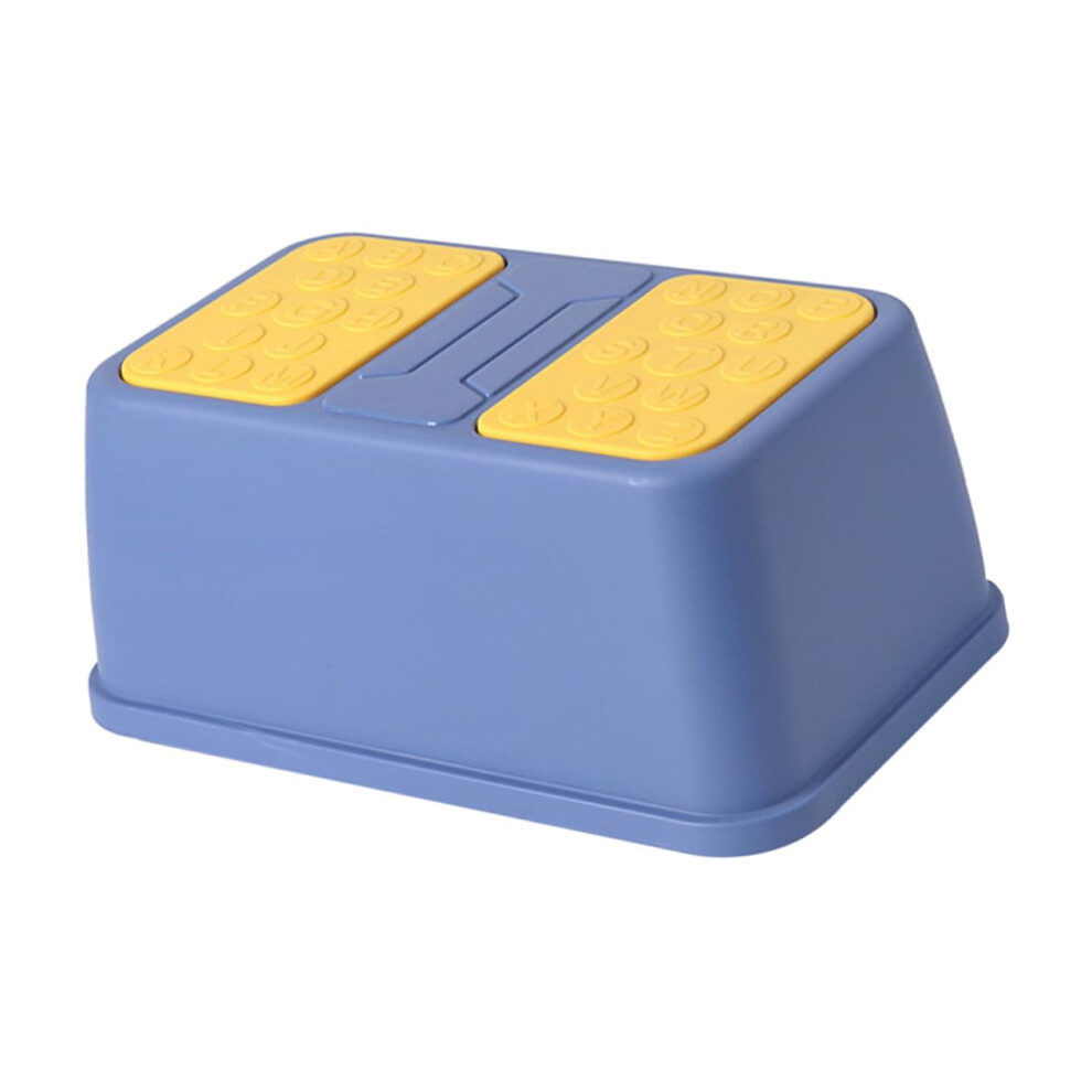 Boys and Girls Step Stool Non Slip Plastic Footstool Blue For Hand Washing And Toilet Seat Use