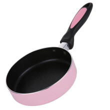 Pink Non-Stick Frying Pan Mini Pan Induction Compatible Gas Stove Smooth Surface Even Heat For Eggs And Braising