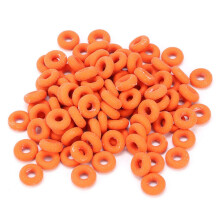 100 st gummi elastiska får ko gris kastrering tänger ringar veterinär kirurgiskt verktyg (grön)